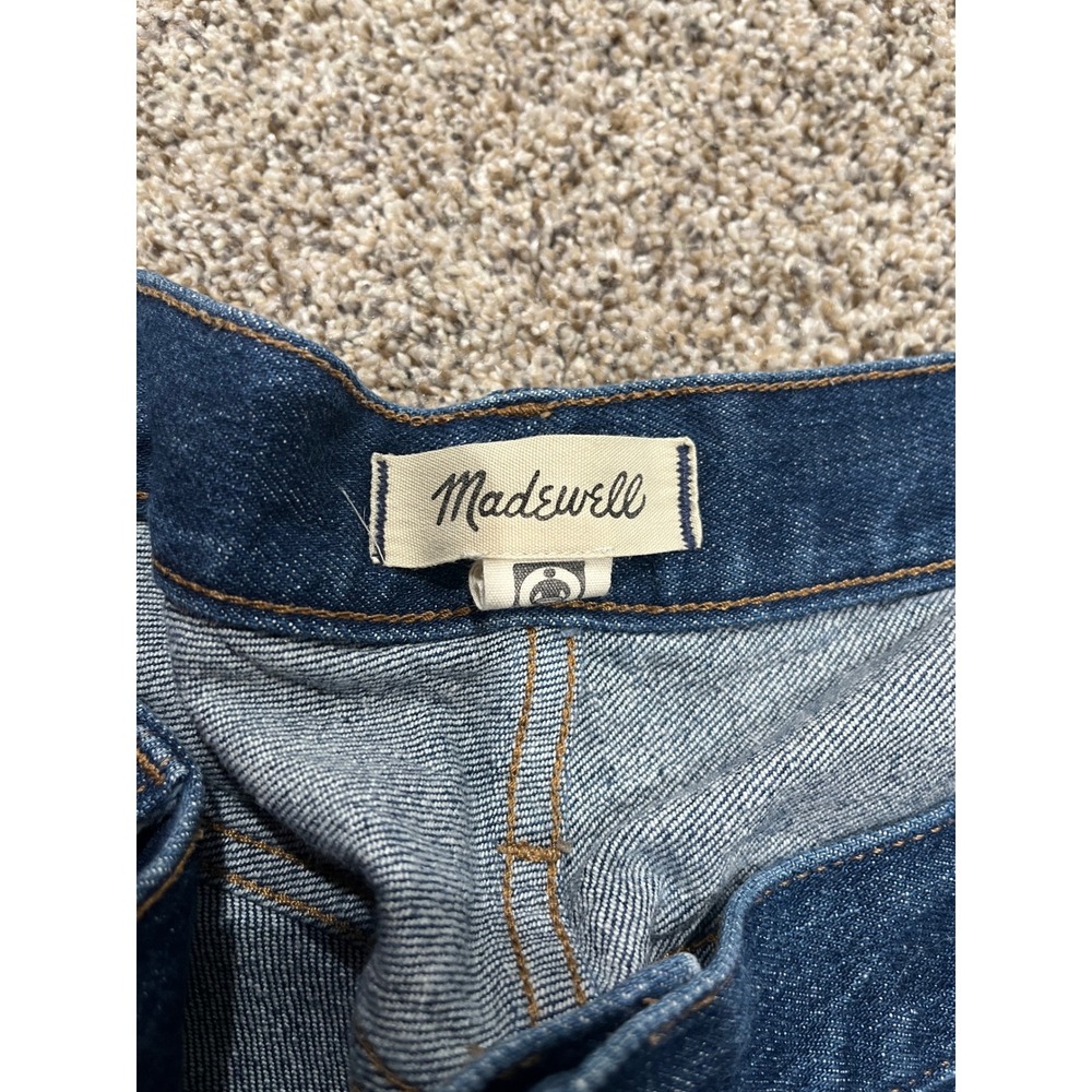 Madewell The Perfect Vintage Straight Jean Seamed Dark Wash Denim Size 38 x 28‎ - Picture 3 of 9